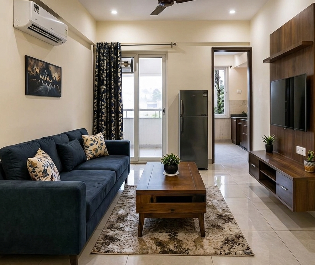 1 BHK Furnished Flat  1 BHK flat in Nijjer Road, Sector 126, Mohali photo 2